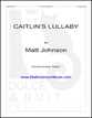 Caitlin's Lullaby piano sheet music cover